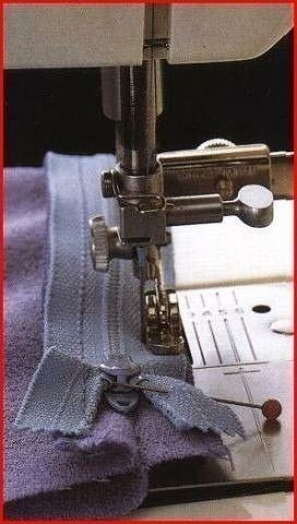 ​Как втачать "молнию" в шов