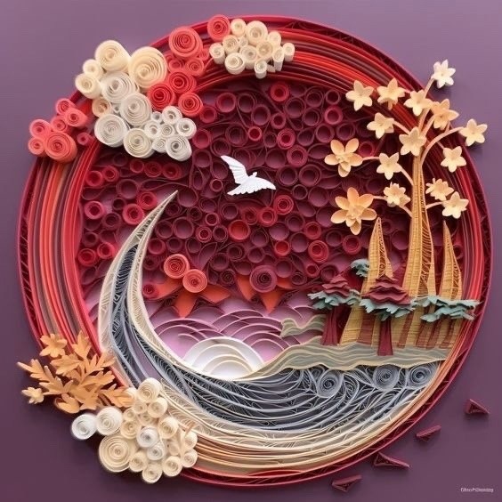 Картины в технике квилинга