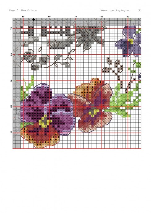 Круглая вышивка с калиткой Круглая вышивка с калиткой