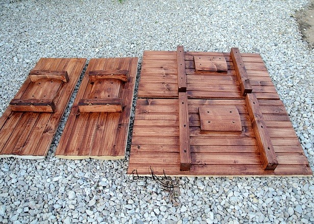 ​Мастерим большие вазоны из досок "блок-хаус": часть 1