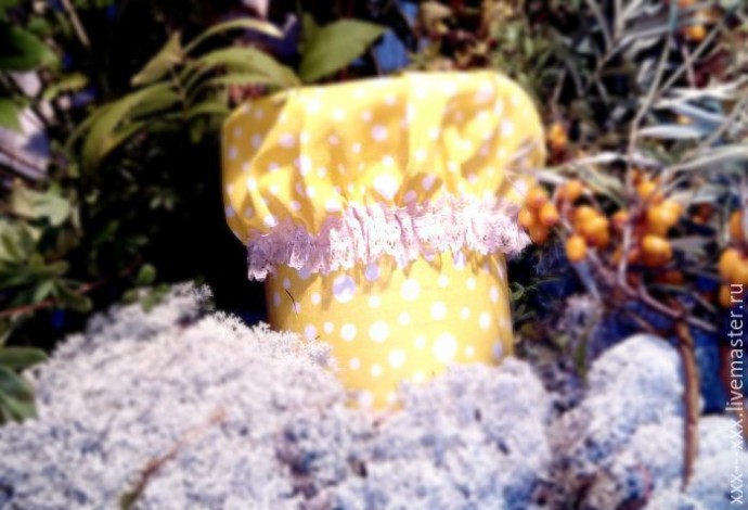 ​Мастерим текстильный термос: часть 2