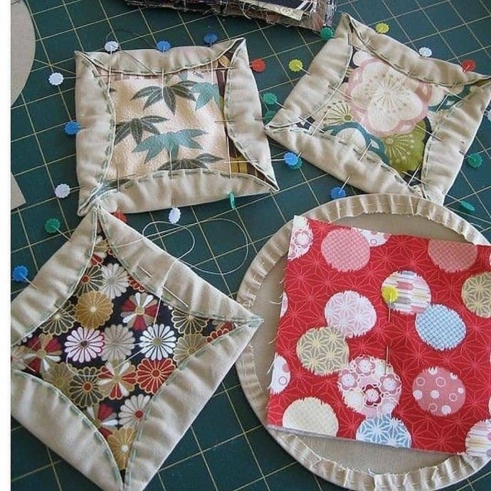 ​Подушки и прихватки в технике пэчворк