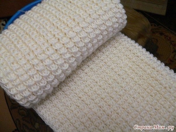 Шарф из американской резинки