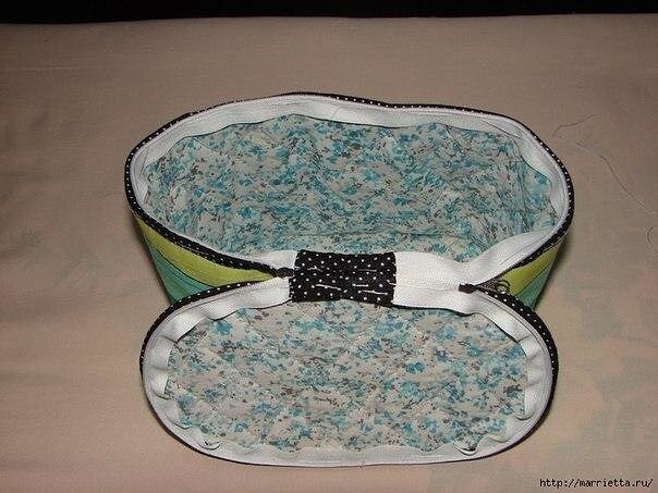 Шьем сумку для туалетных принадлежностей