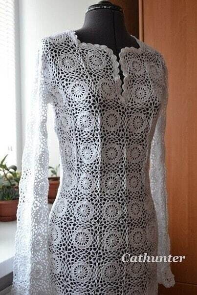 Туника из квадратных мотивов Туника из квадратных мотивов