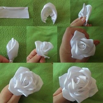 ​Цветы в технике канзаши