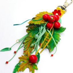 Делаем осеннюю подвеску-брелок для сумки: часть 1