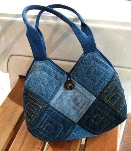 Сумки из старых джинсов Сумки из старых джинсов