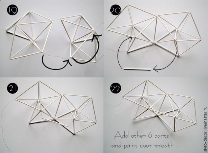 Мастерим модный скандинавский венок "Химмели"