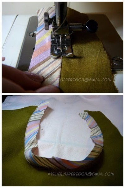 ​Обработка криволинейных срезов косой бейкой