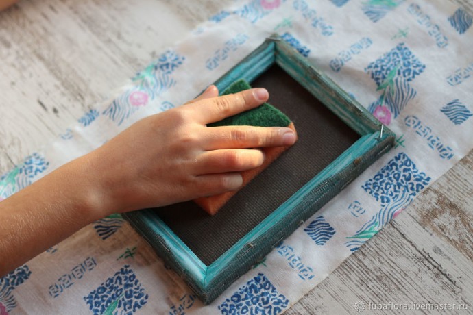 Создаем открытку из макулатуры с ботаникой: часть 2