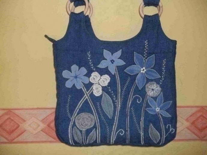 Сумки из старых джинсов Сумки из старых джинсов