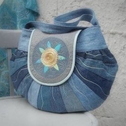 Сумки из старых джинсов