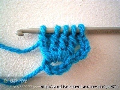 Узор, который вяжется от центра Узор, который вяжется от центра