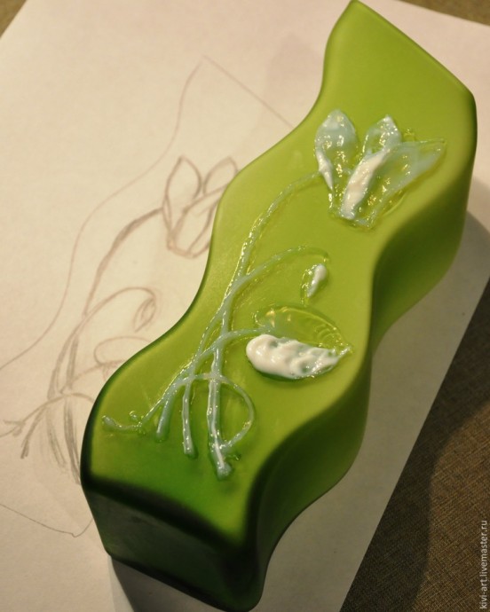 ​Декорирование вазы в стиле модерн: часть 2