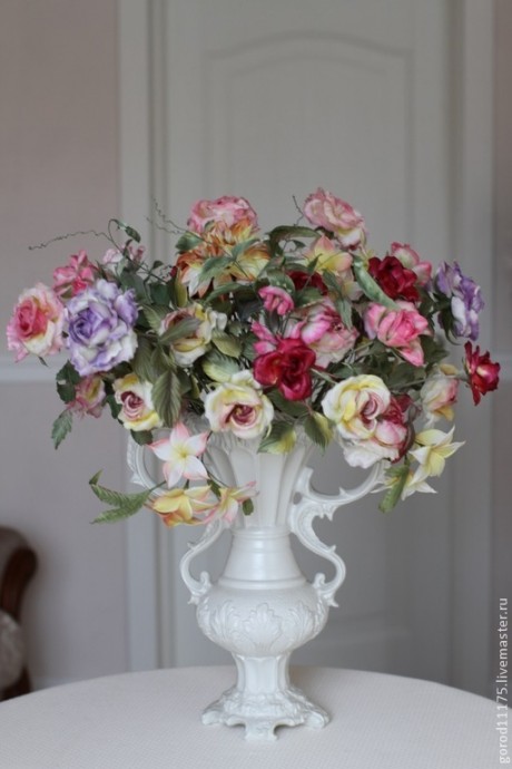 Флористика из шёлковых цветов Флористика из шёлковых цветов