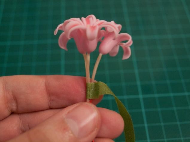 Гиацинт из холодного фарфора: подробный мастер-класс для начинающих, часть 6