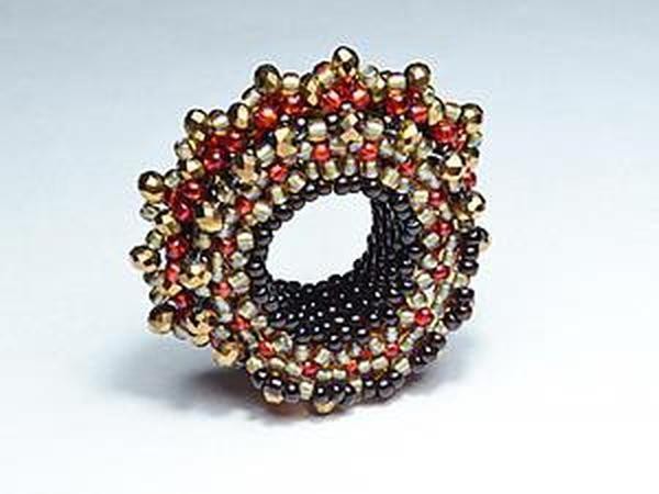 Создаем ажурное кольцо для шарфа Создаем ажурное кольцо для шарфа