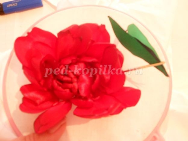 Пионы из атласных лент: часть 2 Пионы из атласных лент: часть 2