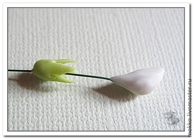 ​Лепка глицинии из полимерной глины: часть 3