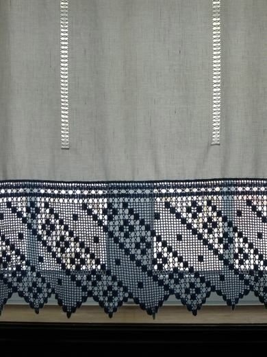 Вязаные занавески Вязаные занавески