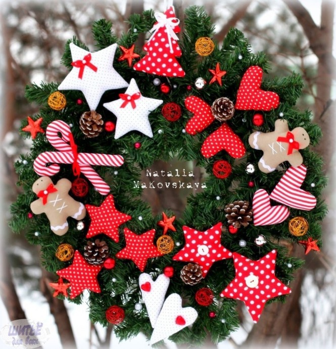 ​Игрушки для рoждеcтвенcкогo вeнкa