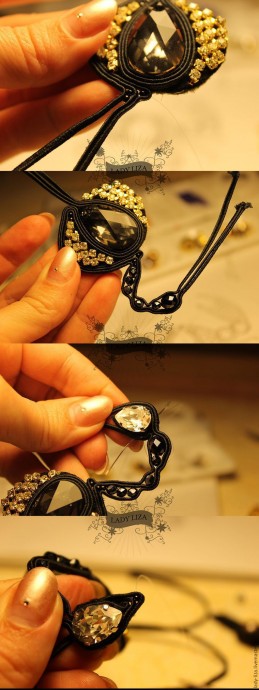 Вышиваем брошь "Королевский краб": часть 1