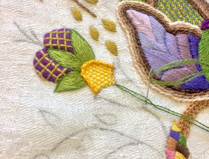 Якобинская вышивка: простые секреты для красивой работы