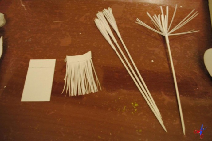 Интересный способ создания одуванчика