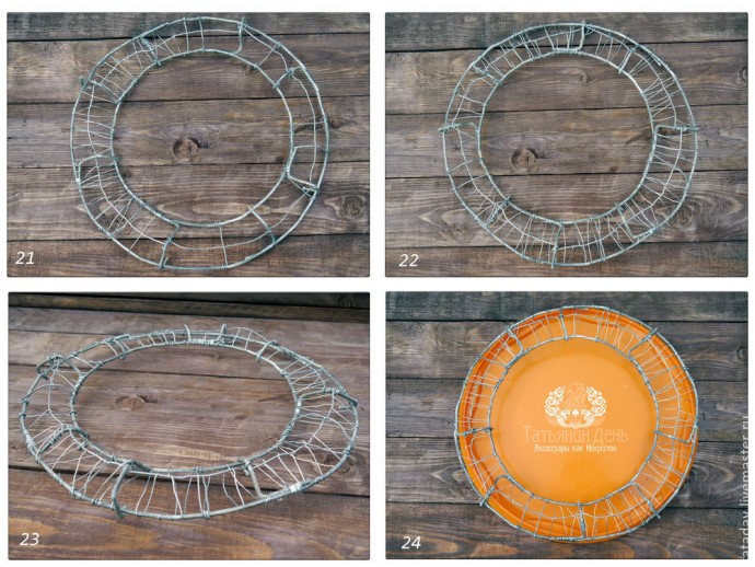 ​Создаем интерьерную композицию "Праздничный веночек": часть 1