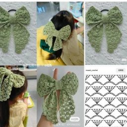 Бант крючком