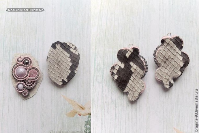 Красивые сутажные серьги: часть 2