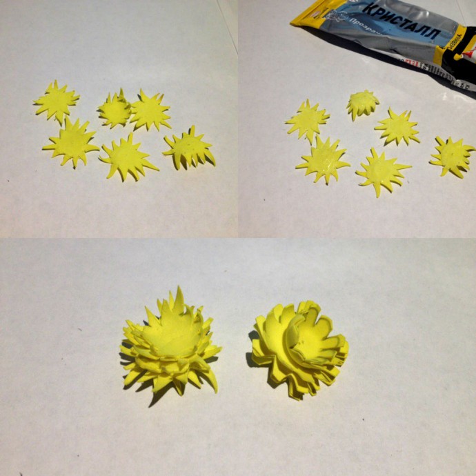 ​Создаем цветы из фоамирана для образа на фотосессию: часть 2