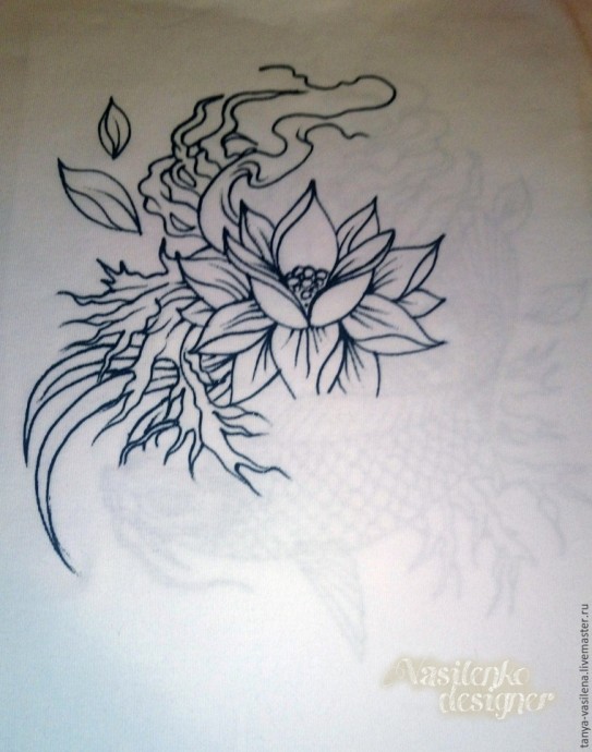 Декорируем футболку "Легкий бриз" стразами Swarovski: часть 2