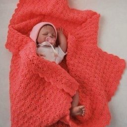 Детский плед "Нежность теплого коралла"