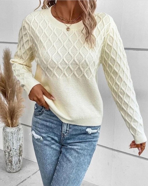 Джемпер спицами