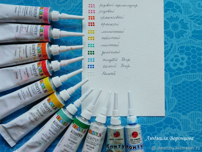 Имитируем вышивку в технике точечная роспись: часть 1 Имитируем вышивку в технике точечная роспись: часть 1