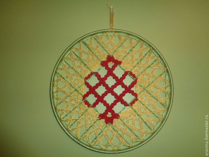 Плетем мандалу "Тибетский узел"
