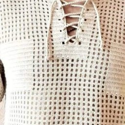 Мужская футболка крючком