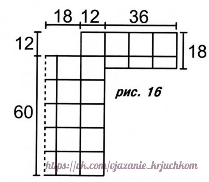 Очень нежная блуза из мотивов