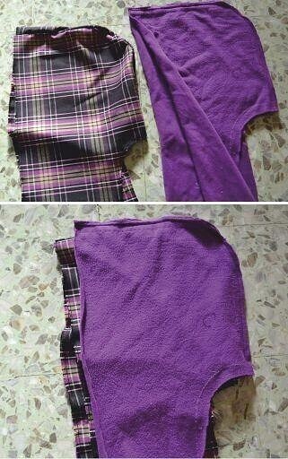 Шарф-хомут с капюшоном