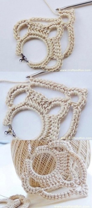 Вяжем крючком сережки Вяжем крючком сережки