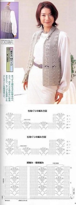 ​Вяжем нарядные жилеты