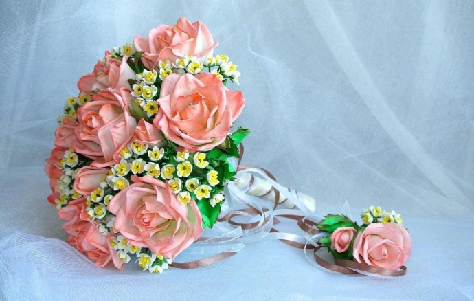 ​Чарующие букеты из фоамирана