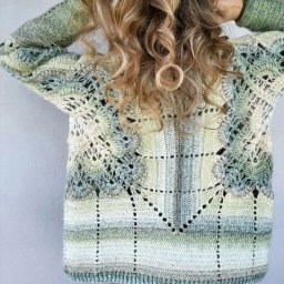 ​Кардиганы, которые из шестиугольников