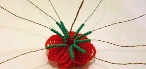 Гвоздики из бисера