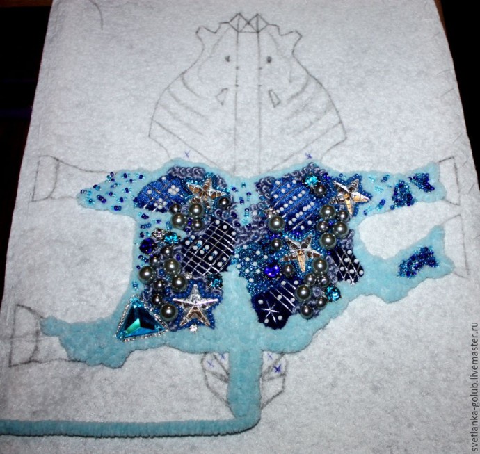 Создаем необычное интерьерное украшение в совмещенной технике вышивки и оригами: часть 1 Создаем необычное интерьерное украшение в совмещенной технике вышивки и оригами: часть 1