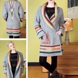 ​Модное пальто без подклада