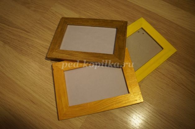 Новогоднее декорирование рамок для фотографий: часть 1