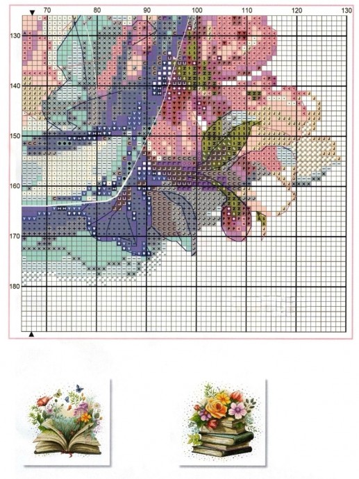 Вышиваем крестиком парфюм